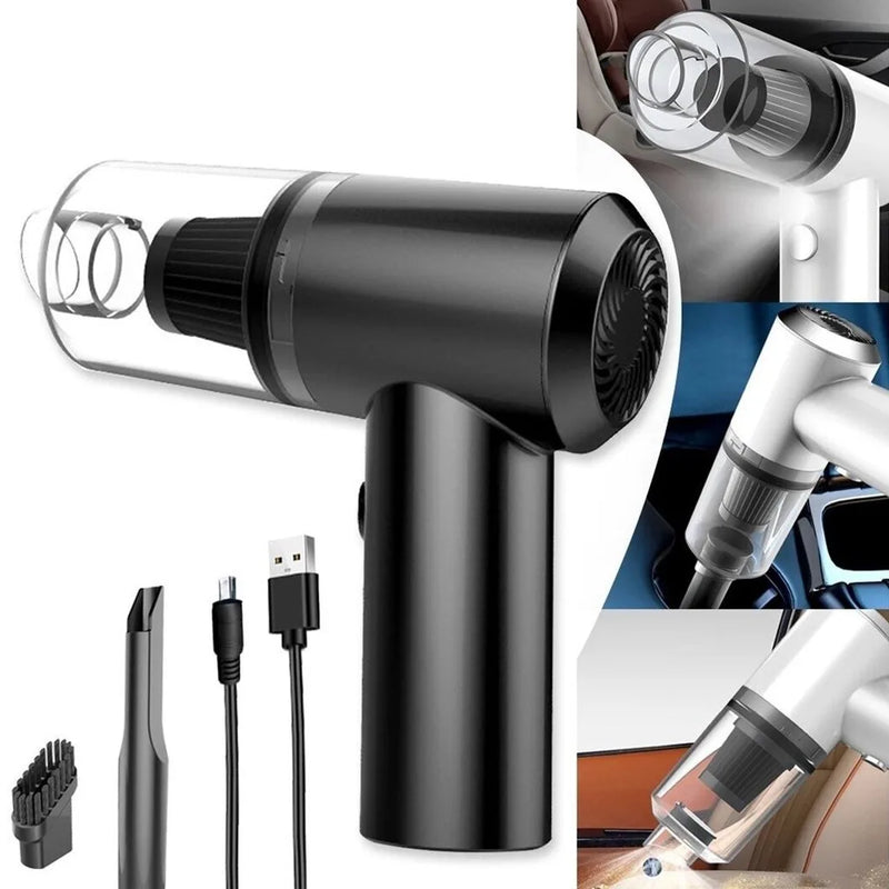 Aspirador de Pó Portátil 2 em 1 USB Limpador à Vácuo