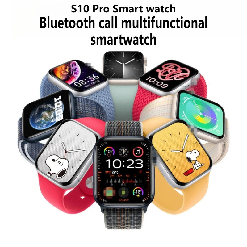 Smart Watch S10 Bluetooth, Suporte Android E IOS