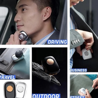 Mini Barbeador Elétrico Portátil Carregamento USB